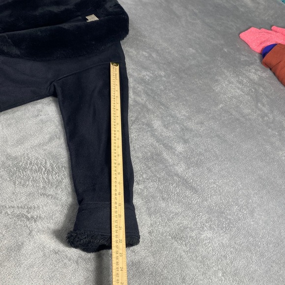 SOLD-Vintage‎ Petite Sophisticate Black Faux Fur Wool Blend Coat Jacket Womens P - Picture 7 of 11